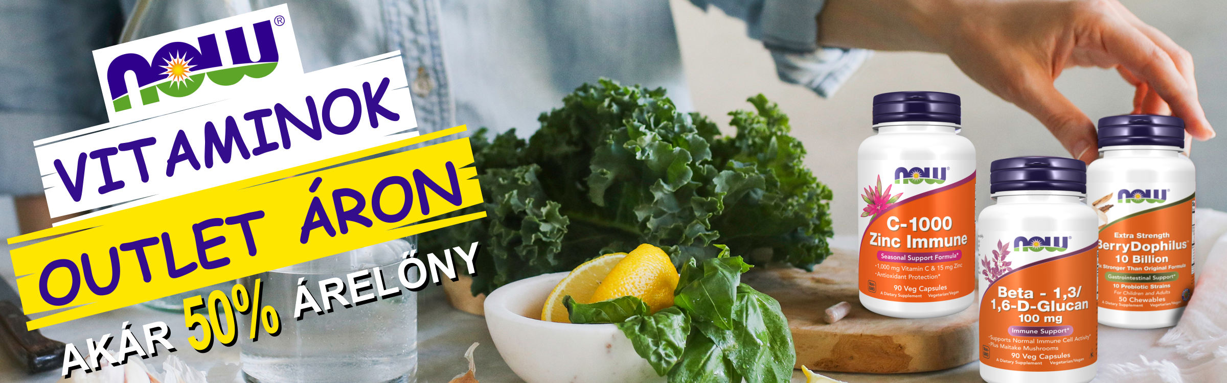 Akciós NOW FOODS vitaminok